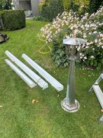 Tuinlantaarn op poot metaal staal ophalen voor 20, Ophalen of Verzenden, Zo goed als nieuw, Minder dan 2 meter