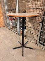 Statafel met houten blad en vaste poten, Huis en Inrichting, Tafels | Statafels, Ophalen, Gebruikt
