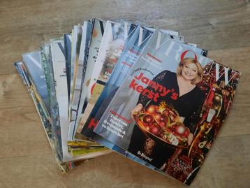 Stapel VROUW Tijdschriften Bijlage Telegraaf Totaal 34 stuks beschikbaar voor biedingen