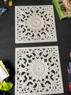 2x groot wandpaneel., Huis en Inrichting, Woonaccessoires | Wanddecoraties, Verzenden, Zo goed als nieuw