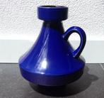 Ilkra 2024-18 vintage vaas West-Germany blauw, Gebruikt, Blauw, Aardewerk of Porselein, Ophalen of Verzenden