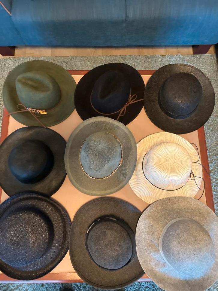 Diverse Dames Hoeden Collectie, Kleding | Dames, Hoeden en Petten, Zo goed als nieuw, Hoed, One size fits all, Ophalen of Verzenden