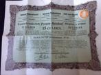 Premie aandeel hollandsche grondkredietbank uit 1904, Postzegels en Munten, Aandelen en Waardepapieren, Ophalen of Verzenden, Aandeel