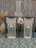 Handgemaakte stoel decoratie bruiloft, Huis en Inrichting, Stoelen, Ophalen of Verzenden, Nieuw, Wit, Eén