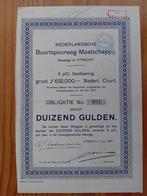 Nederlandsche Buurtspoorweg Maatschappij - Utrecht - 1917, Ophalen of Verzenden, Gebruikt, Trein, Overige typen