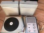 Philips platenspeler met 2 boxen, Audio, Tv en Foto, Platenspelers, Ophalen, Gebruikt, Philips
