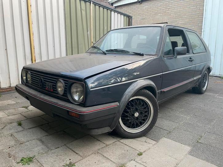 Volkswagen Golf 1.8 GTI 16V 1987 Opknapper, Auto's, Volkswagen, Particulier, Golf, Boordcomputer, Lichtmetalen velgen, Mistlampen