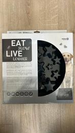 Eat Slow Live Longer slowfeeder zwart L 30 x 30 cm, Ophalen of Verzenden, Anti-schrok, Nieuw