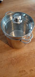 Aspergepan, soeppan, gas, niet gebruikt., Huis en Inrichting, Keuken | Potten en Pannen, Ophalen, Zo goed als nieuw, Rvs