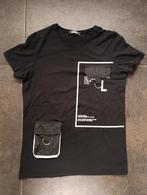 Shirt maat M zwart wit, Kleding | Heren, Zwart, Ophalen of Verzenden, Zo goed als nieuw, Scamm