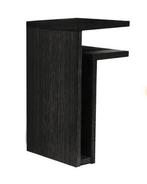 2x F shelf maze nachtkastje zwart hout, Huis en Inrichting, Ophalen of Verzenden, Zo goed als nieuw