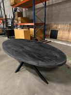 Eettafel Mango Zwart 240CM NIEUW, Ophalen of Verzenden, Vijf personen of meer, Rechthoekig, Nieuw
