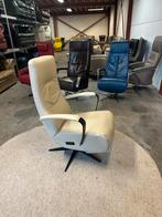 Relaxfauteuil , wit leren design relax fauteuil stoel ZGAN, 2871SK, Mariansoliak8@gmail.com, Ophalen of Verzenden, Zo goed als nieuw