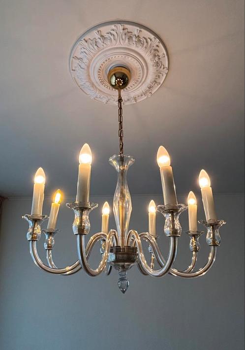Kamenicky Senov Vintage Design Kroonluchter, Huis en Inrichting, Lampen | Kroonluchters, Gebruikt, Glas, Ophalen of Verzenden