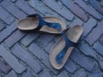 GRATIS VERZENDEN NIEUWE ZWARTE GIZEH BIRKENSTOCKS MT 39, Slippers, Zwart, Nieuw, Verzenden