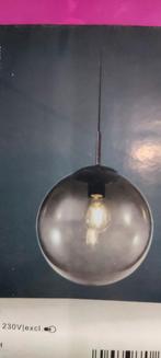 Hanglamp varus rookglas e27, Huis en Inrichting, Lampen | Hanglampen, Ophalen of Verzenden, Zo goed als nieuw, Minder dan 50 cm