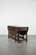 Antieke Engelse eikenhouten bijzet/ eettafel uit de 18e eeuw, Antiek en Kunst, Ophalen
