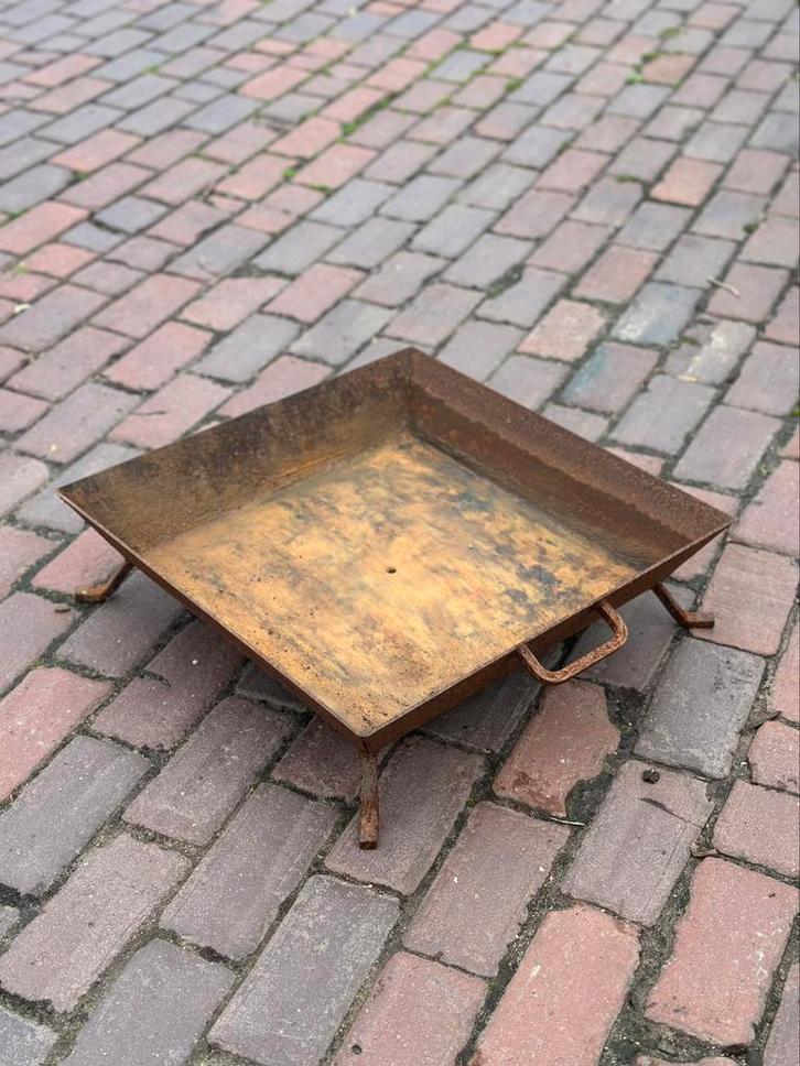 Vuurschaal 50x50, Tuin en Terras, Vuurschalen, Gebruikt, Ophalen