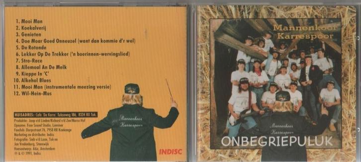 CD Muziek: MANNENKOOR KARRESPOOR, Cd's en Dvd's, Cd's | Nederlandstalig, Zo goed als nieuw, Pop, Ophalen of Verzenden