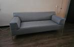 2 Grijze wollen Bloq 2.5 zits banken Design on Stock, 75 tot 100 cm, Ophalen of Verzenden, Zo goed als nieuw, Stof