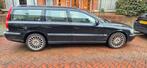 Volvo V70 2.4 170PK 2001 Zwart, Auto's, Voorwielaandrijving, 1800 kg, Beige, 1505 kg