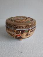 GOUDKLEURIG CHINEES SCHAALTJE MET DEKSEL – DOORSNEDE 11 CM, Ophalen of Verzenden