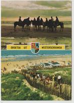 Westerschouwen 2 luik Paarden Strand Ongelopen, Verzenden, Ongelopen, Zeeland