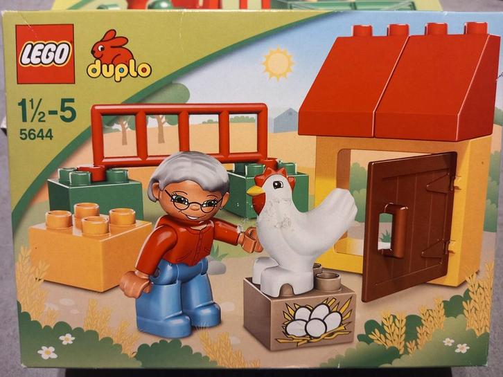 Lego Duplo 5644 Boerin met Kip, Kinderen en Baby's, Speelgoed | Duplo en Lego, Gebruikt, Duplo, Complete set, Ophalen