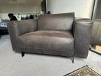 Montel Loveseat Nubuckleer - Kantelbare Hoofdsteun, Huis en Inrichting, Fauteuils, Ophalen, Zo goed als nieuw, 100 tot 125 cm