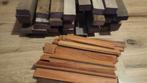 Rest stukken Mahonie, eik, kers, walnoot, teak, esdoorn, kas, Ophalen of Verzenden