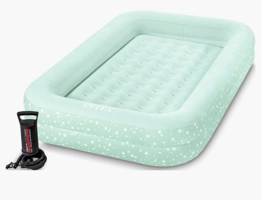 Intex opblaasbaar peuterbed met pomp, Ophalen, Zo goed als nieuw, Minder dan 140 cm, Matras