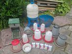 Grote collectie drink + voersilo's drinksilo trapvoerbak enz, Ophalen, Zo goed als nieuw, Drinken en Voederen
