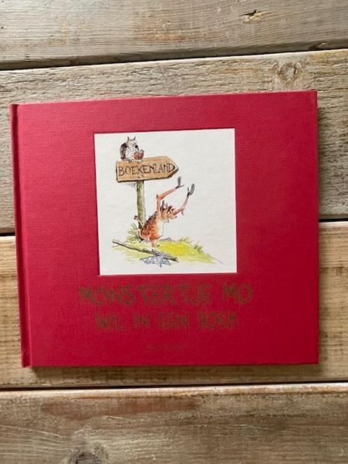 Monstertje Mo wil in een boek. Elsbeth Fontein. Luxe boek., Boeken, Kinderboeken | Jeugd | onder 10 jaar, Zo goed als nieuw, Fictie algemeen