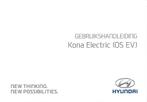 Handleiding Hyundai Kona Electric 2019, Auto diversen, Ophalen of Verzenden