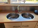 Spoelbakken + kraan., Huis en Inrichting, Keuken | Complete keukens, Ophalen, Gebruikt, Overige typen