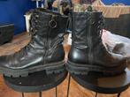 Stoere leren bikerboots van MJUS maat 40, Kleding | Dames, Zwart, Lage of Enkellaarzen, Ophalen of Verzenden, Mjus
