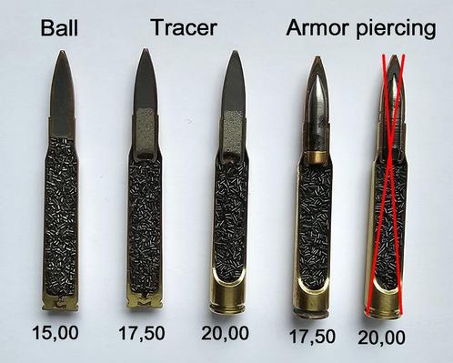 .30-06 Springfield  DOORSNEDEN  WW2, Verzamelen, Militaria | Tweede Wereldoorlog, Landmacht, Hulzen of Bodemvondsten, Amerika