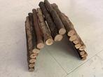 Houten hout brug takken huisje schuilen knaagdier cavia etc, Dieren en Toebehoren, Ophalen of Verzenden, Overige typen