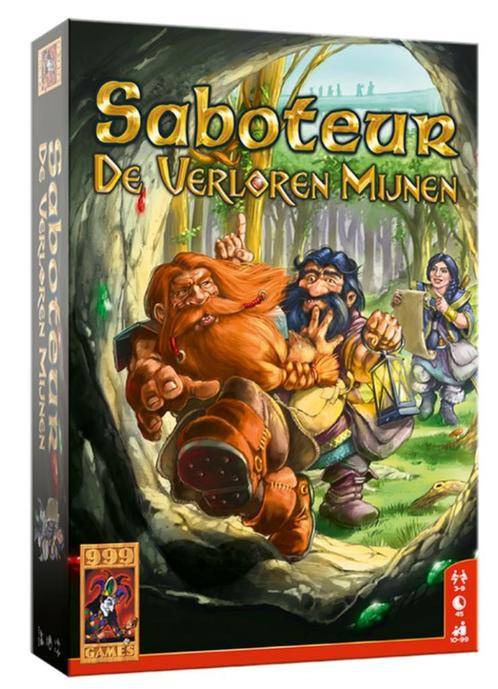 NIEUW ! bordspel Saborteur, De verloren Mijnen   € 7,50, Hobby en Vrije tijd, Gezelschapsspellen | Bordspellen, Nieuw, Drie of vier spelers