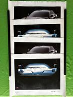 Bugatti gebruikte posters 4stuks: 2x EB 112 2x EB 110, Ophalen of Verzenden, Gebruikt, Auto's