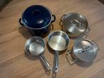Set Pannen, Gebruikt, Pannenset, Ophalen of Verzenden, Rvs