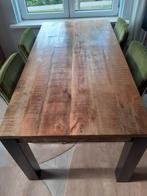 Eettafel mangohout, Huis en Inrichting, Ophalen, 50 tot 100 cm, Zo goed als nieuw, Vijf personen of meer