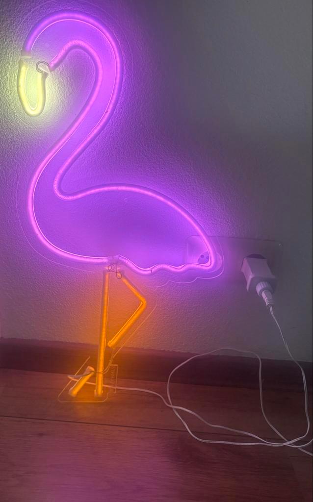 Sunny Life Flamingo LED Lamp, Huis en Inrichting, Lampen | Hanglampen, Nieuw, 50 tot 75 cm, Kunststof, Ophalen of Verzenden