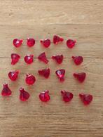 Lego diamanten transparant rood 20x, Ophalen of Verzenden, Zo goed als nieuw, Lego