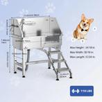 Honden bad| RVS Hondenverzorgingskuip, Dieren en Toebehoren, Niet ingevuld, Verzenden, Niet ingevuld, Nieuw