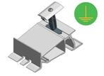 Van der valk valkpro+ voet midden eind L/P 10, Doe-het-zelf en Verbouw, Zonnepanelen en Toebehoren, Ophalen of Verzenden, Nieuw