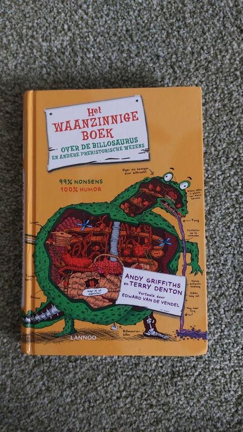 Het waanzinnige boek over de billosaurus en andere prehistor, Boeken, Kinderboeken | Jeugd | 10 tot 12 jaar, Gelezen, Ophalen of Verzenden