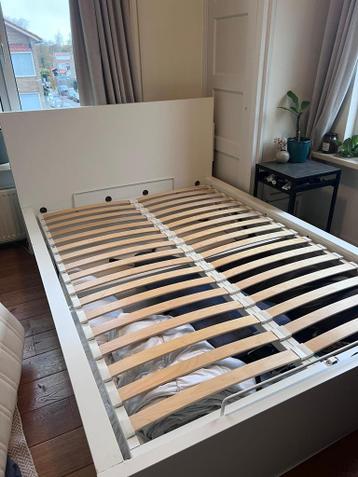 IKEA MALM bed 140x200 + LÖNSET lattenbodem - afbeelding 3