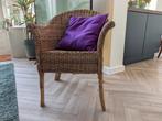 Rotan stoel met gratis kussen, Ophalen, Zo goed als nieuw, Rotan