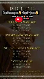 Top Masseur !! ( Den Haag ) Geeft Ontspanning/Sport massages, Ophalen of Verzenden, Nieuw, Onder de knie